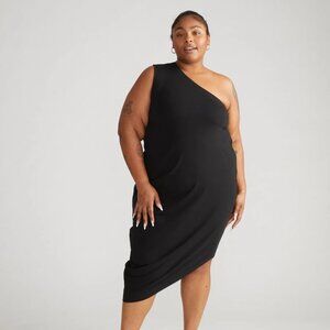 open lace back dress Dressing Up Black One Shoulder Maxi Dress With Open Back Detail – Club L  London main image 1